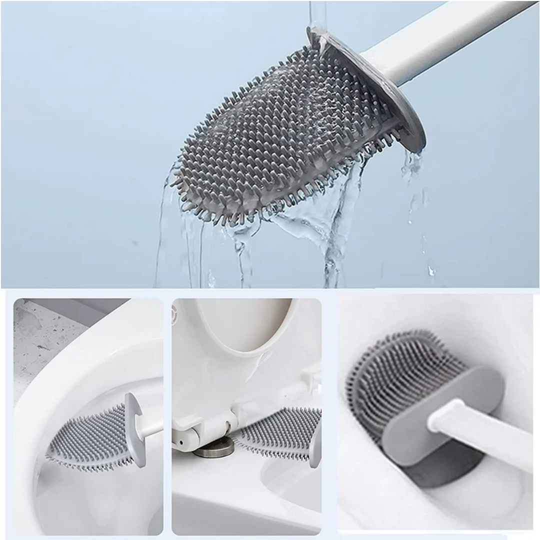 Brosse de Toilette Performante et Hygiénique en Silicone
