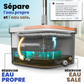 Balai Serpillière Rotatif avec Seau Essoreur Auto-Nettoyant