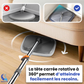 Balai Serpillière Rotatif avec Seau Essoreur Auto-Nettoyant