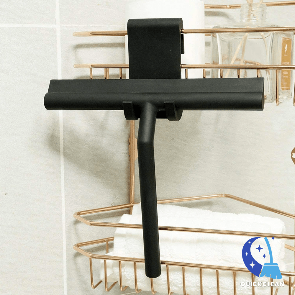 Raclette Douche En Silicone Neuytiky - Poignée Longue Acier Inox, Pour Vitres, Miroirs, Carrelage